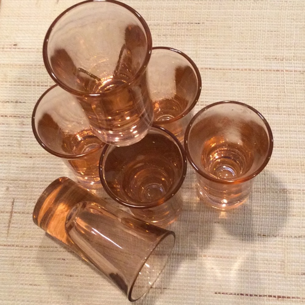 1940’s Shot glasses, set/6